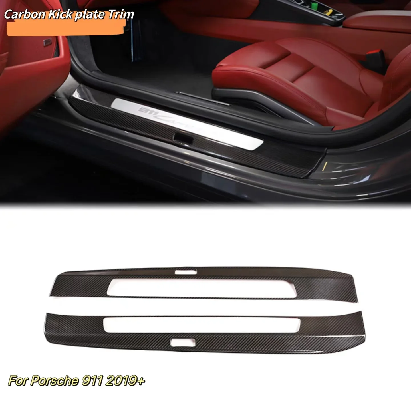 Carbon outer door sill trim for Porsche 911 2019+ 911 2012-2018 718 2016-2019 carbon fiber kick plates trim
Carbon outer door sill trim for Porsche 911 2019+ 911 2012-2018 718 2016-2019 carbon fiber kick plates trim