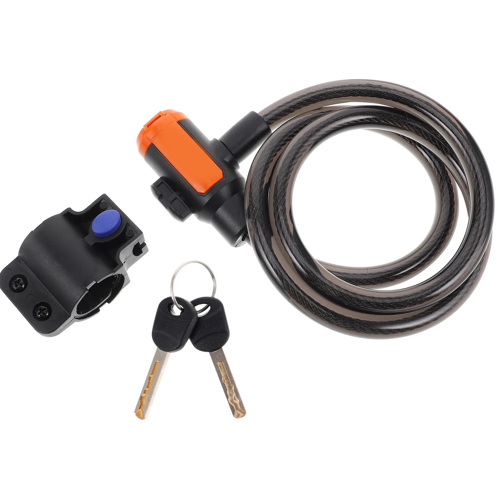 100Cm Steel Cable Lock for Electric Bike Scooter Bicycle Anti Theft Portable Heavy Duty Bike Lock with Mount Black
100Cm Steel Cable Lock for Electric Bike Scooter Bicycle Anti Theft Portable Heavy Duty Bike Lock with Mount Black