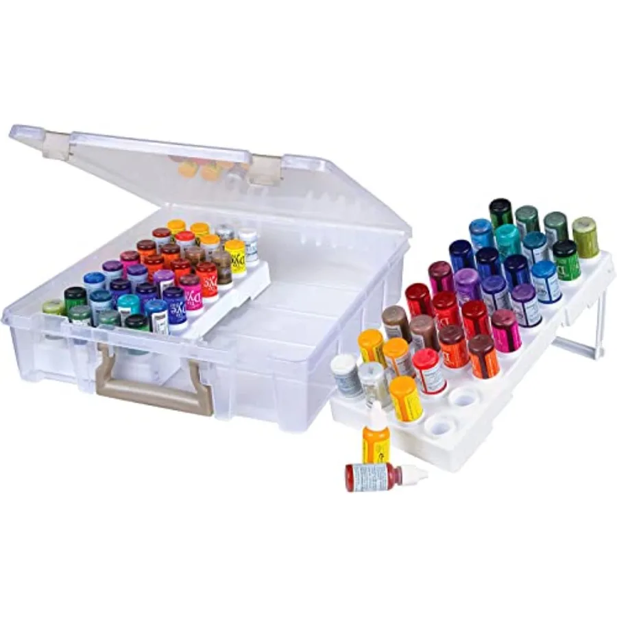 Bottle Storage Super Satchel, Portable Carrying Case - Organizes up to 32 individual 0.5oz Bottles, Clear
Bottle Storage Super Satchel, Portable Carrying Case - Organizes up to 32 individual 0.5oz Bottles, Clear