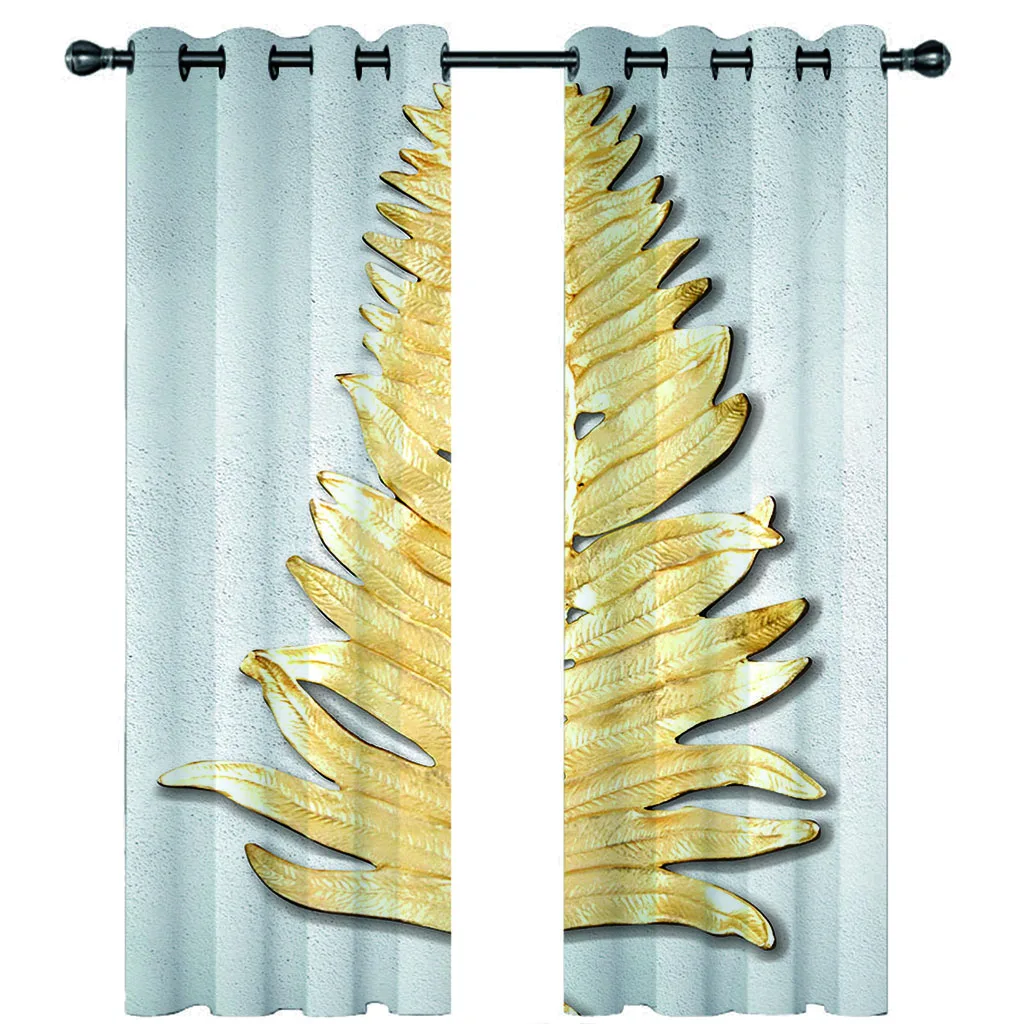 HUANZHUANG Window Curtains Abstract Golden Leaves Stitch Curtain Home Decor 2Pc Bedroom Curtains For Living Room Balcony Screen
HUANZHUANG Window Curtains Abstract Golden Leaves Stitch Curtain Home Decor 2Pc Bedroom Curtains For Living Room Balcony Screen