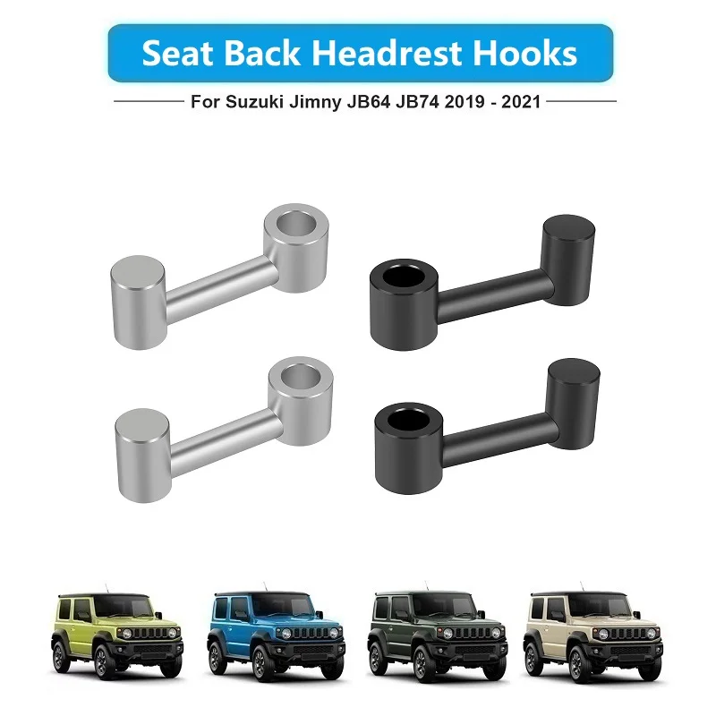 2PCS Aluminum Alloy Car Seat Back Headrest Hooks For Suzuki Jimny JB64 JB74 2019+ Storage Hook Interior Accessories New
2PCS Aluminum Alloy Car Seat Back Headrest Hooks For Suzuki Jimny JB64 JB74 2019+ Storage Hook Interior Accessories New