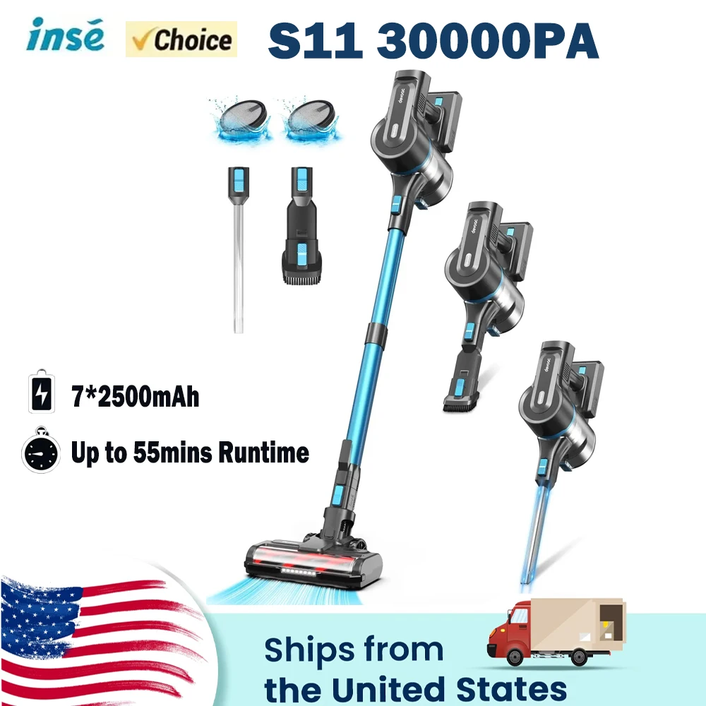 DEVOAC S11 Cordless Handheld Vacuum Cleaner 30Kpa 350W Powerful 8 in 1 Lightweight Stick Vacuum with Self-Standing 50Min Runtime
DEVOAC S11 Cordless Handheld Vacuum Cleaner 30Kpa 350W Powerful 8 in 1 Lightweight Stick Vacuum with Self-Standing 50Min Runtime