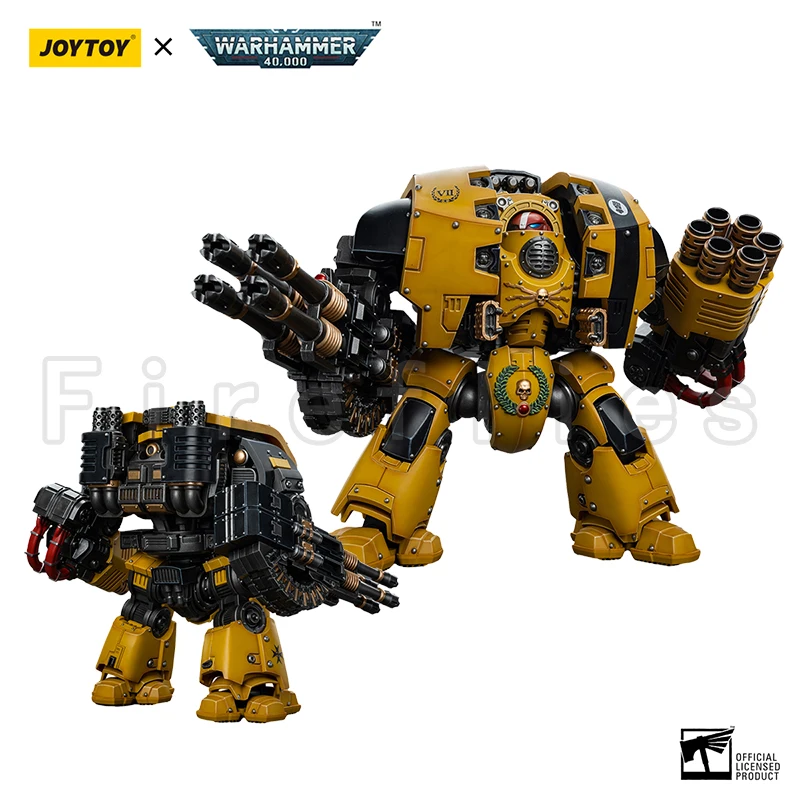 1/18 JOYTOY Action Figure 40K Imperial Fists Leviathan Dreadnought with Cyclonic Melta Lance and Storm Cannon
1/18 JOYTOY Action Figure 40K Imperial Fists Leviathan Dreadnought with Cyclonic Melta Lance and Storm Cannon
