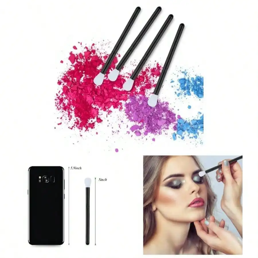 Disposable Mascara Wands 50pcs Micro Eyelash Brush Small Brush Applicators Eyebrow Spoolies P - Black - 50
Disposable Mascara Wands 50pcs Micro Eyelash Brush Small Brush Applicators Eyebrow Spoolies P - Black - 50