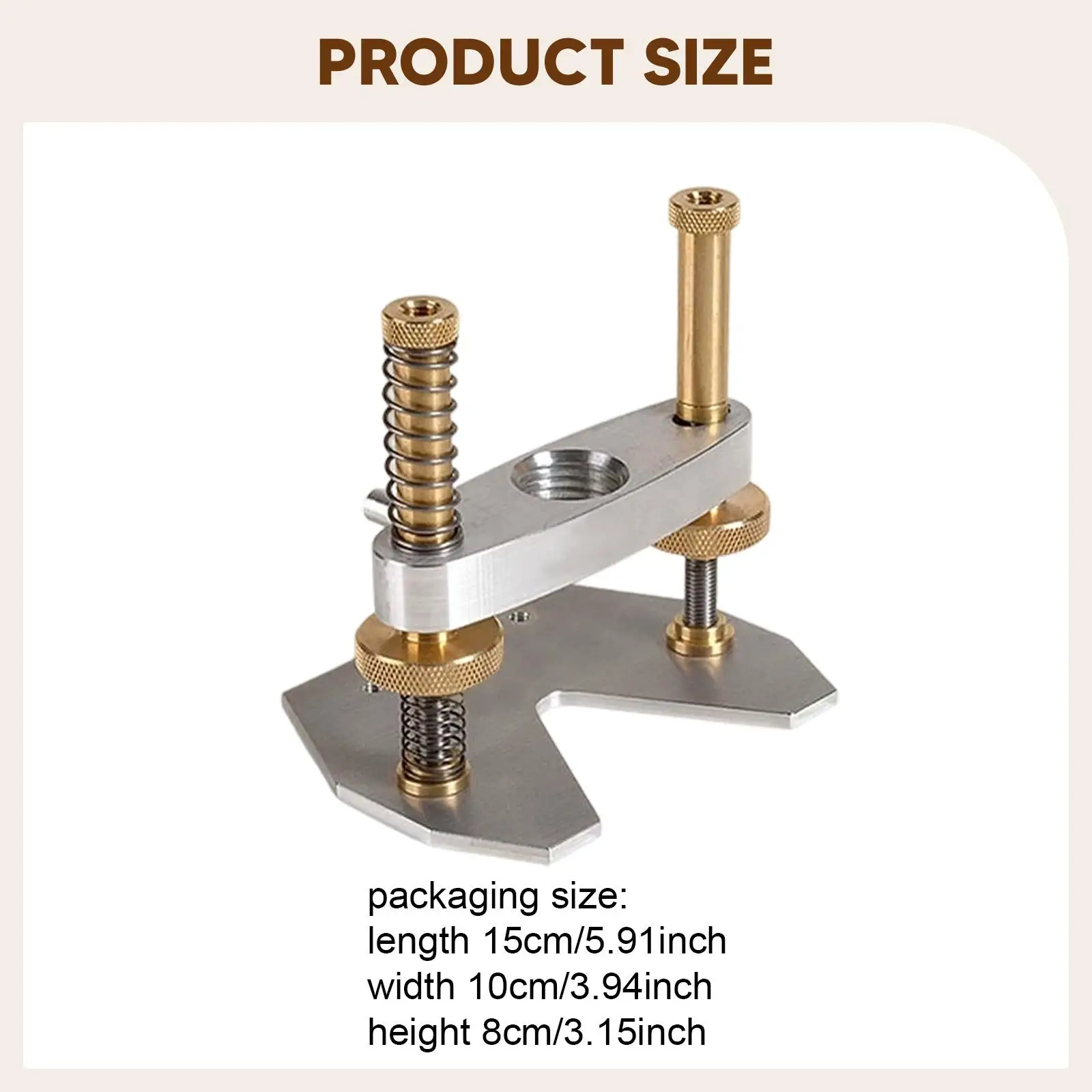 Guitar Sound Hole Base Practical Portable Sturdy Metal Repair Tool Accessories, Luthier Tool for Practice Performance Concert
Guitar Sound Hole Base Practical Portable Sturdy Metal Repair Tool Accessories, Luthier Tool for Practice Performance Concert