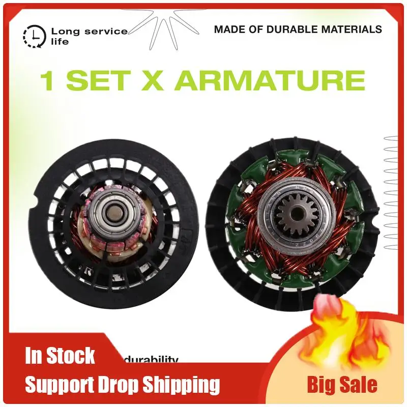 A70U New 619380-9 619583-5 Armature With 194427-5 CB-440 Carbon Brush For DDF482 DHP482 DHP482Z DDF482 Z RME Drill Screwdriver
A70U New 619380-9 619583-5 Armature With 194427-5 CB-440 Carbon Brush For DDF482 DHP482 DHP482Z DDF482 Z RME Drill Screwdriver