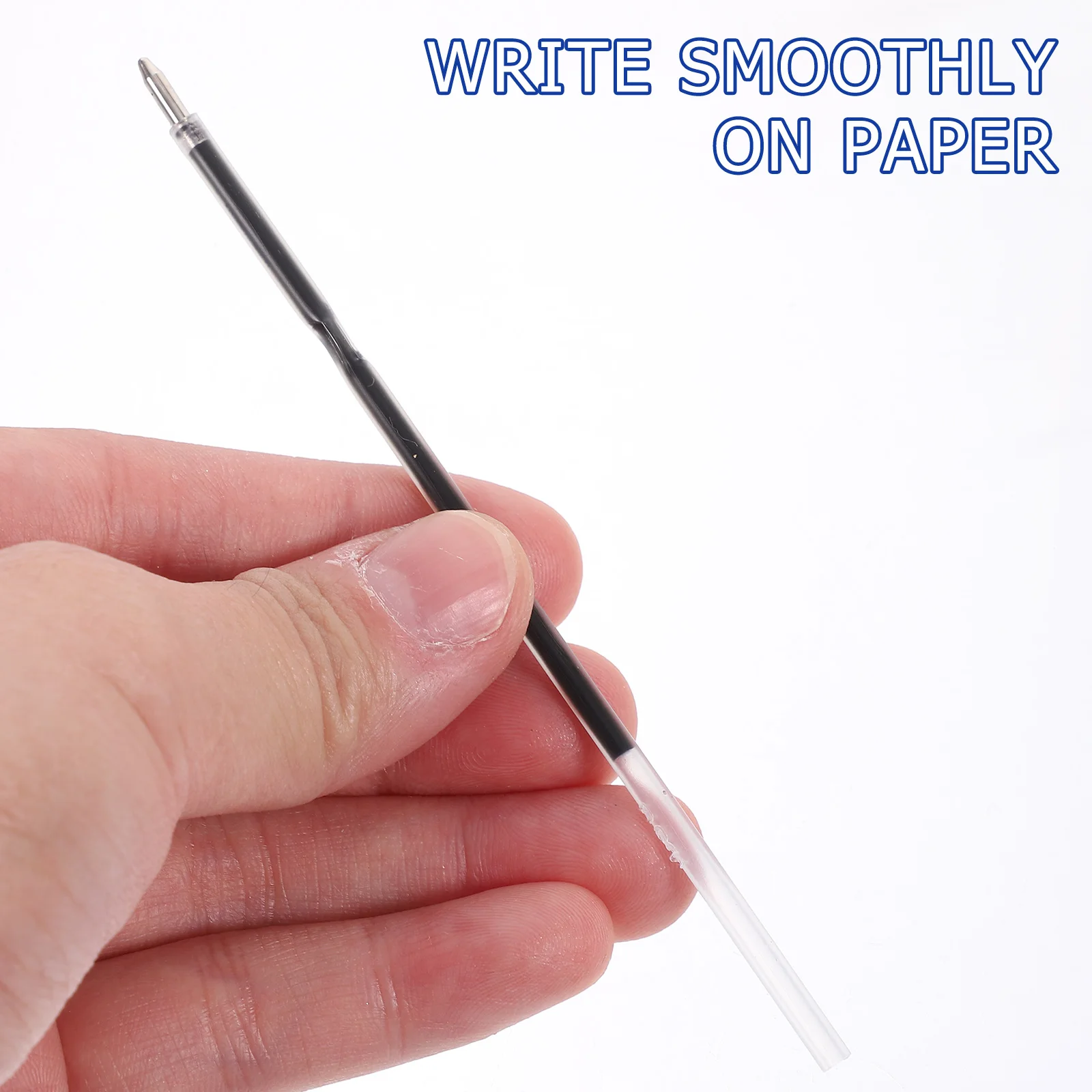 100Pcs Neutral Pen Refills Ball Point Black Ink Practical Writing Supplies Easy Replaceable Office Stationery
100Pcs Neutral Pen Refills Ball Point Black Ink Practical Writing Supplies Easy Replaceable Office Stationery