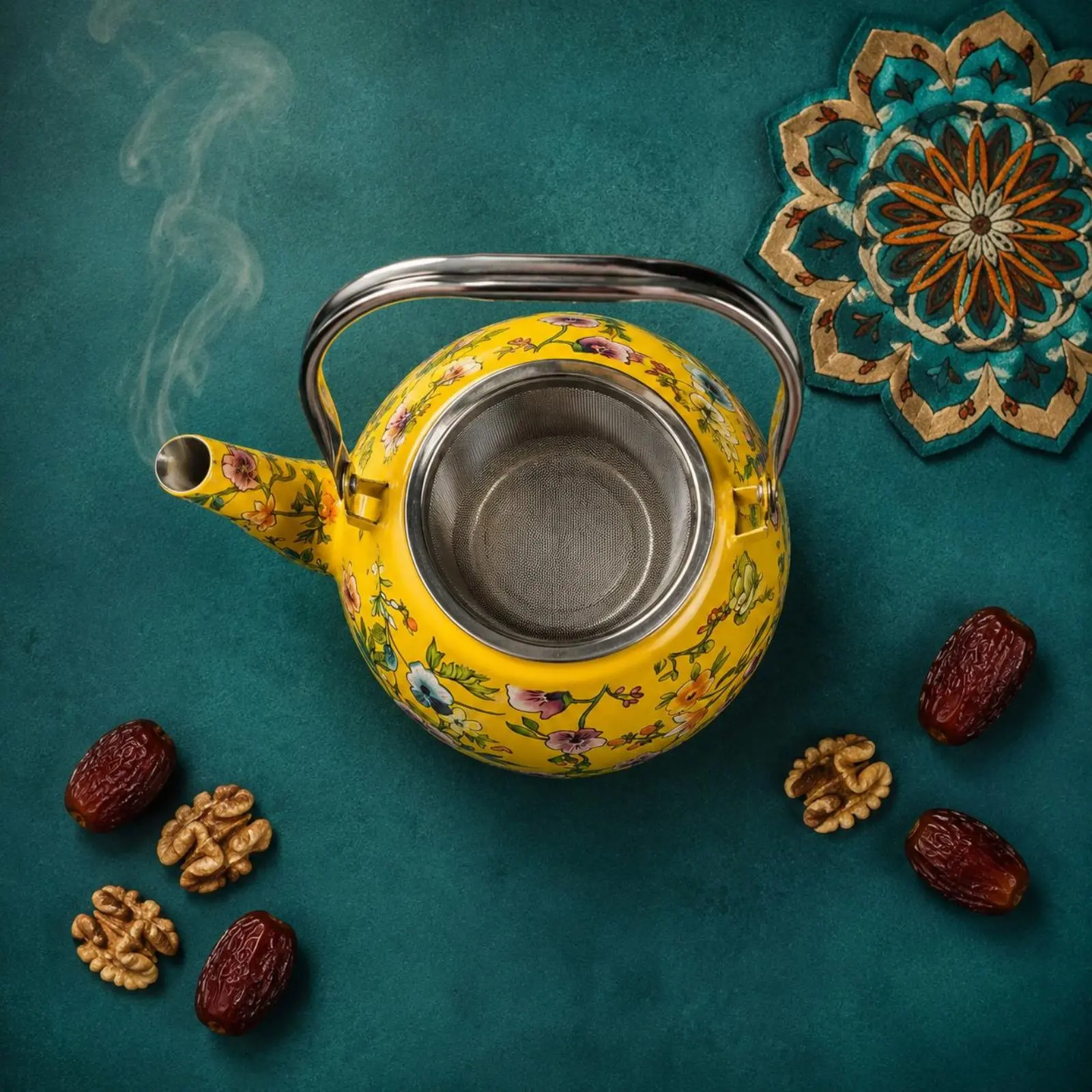 Flat Bottom Tea Kettle Thickened Floral Enamel Kettle Enameled Teapot Uncontaminated Floral Enamel Teapot Non for Gas Cooktop
Flat Bottom Tea Kettle Thickened Floral Enamel Kettle Enameled Teapot Uncontaminated Floral Enamel Teapot Non for Gas Cooktop