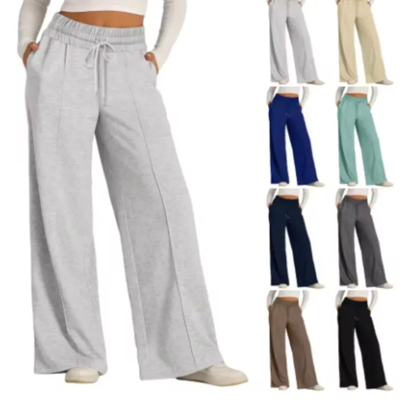 Women Casual Sweatpants Loose Spring and summer Wide Leg Trousers Jumpsuit Fashion Street Personality Casual pants
Women Casual Sweatpants Loose Spring and summer Wide Leg Trousers Jumpsuit Fashion Street Personality Casual pants