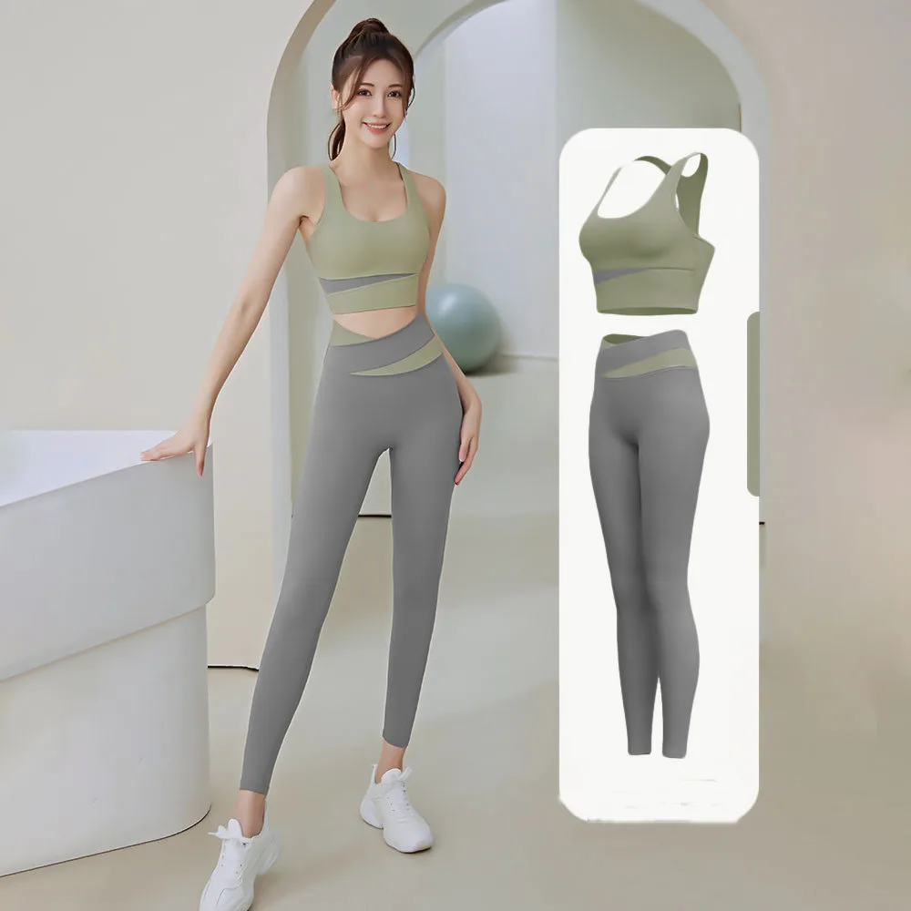 Wholesale Women Bra Leggings Workout Clothes Suit Activewear Short Sleeve Fitness Wear Lightweight Gym Fitness Yoga Sets
Wholesale Women Bra Leggings Workout Clothes Suit Activewear Short Sleeve Fitness Wear Lightweight Gym Fitness Yoga Sets