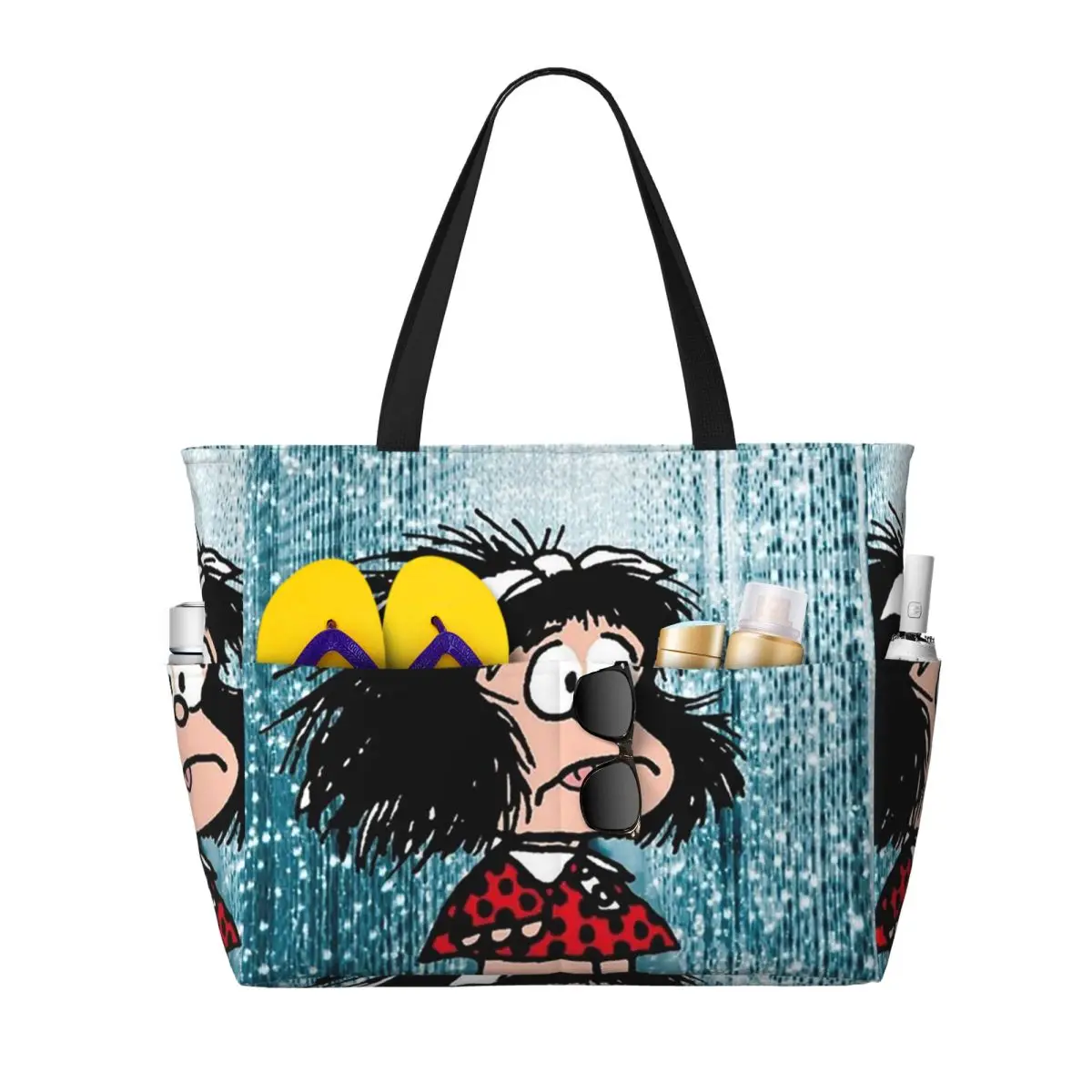 Mafalda Cute Beach Tote Bag Sport Gym Yoga Duffle Large Tote Bag Women Travel Bag Fitness bag
Mafalda Cute Beach Tote Bag Sport Gym Yoga Duffle Large Tote Bag Women Travel Bag Fitness bag