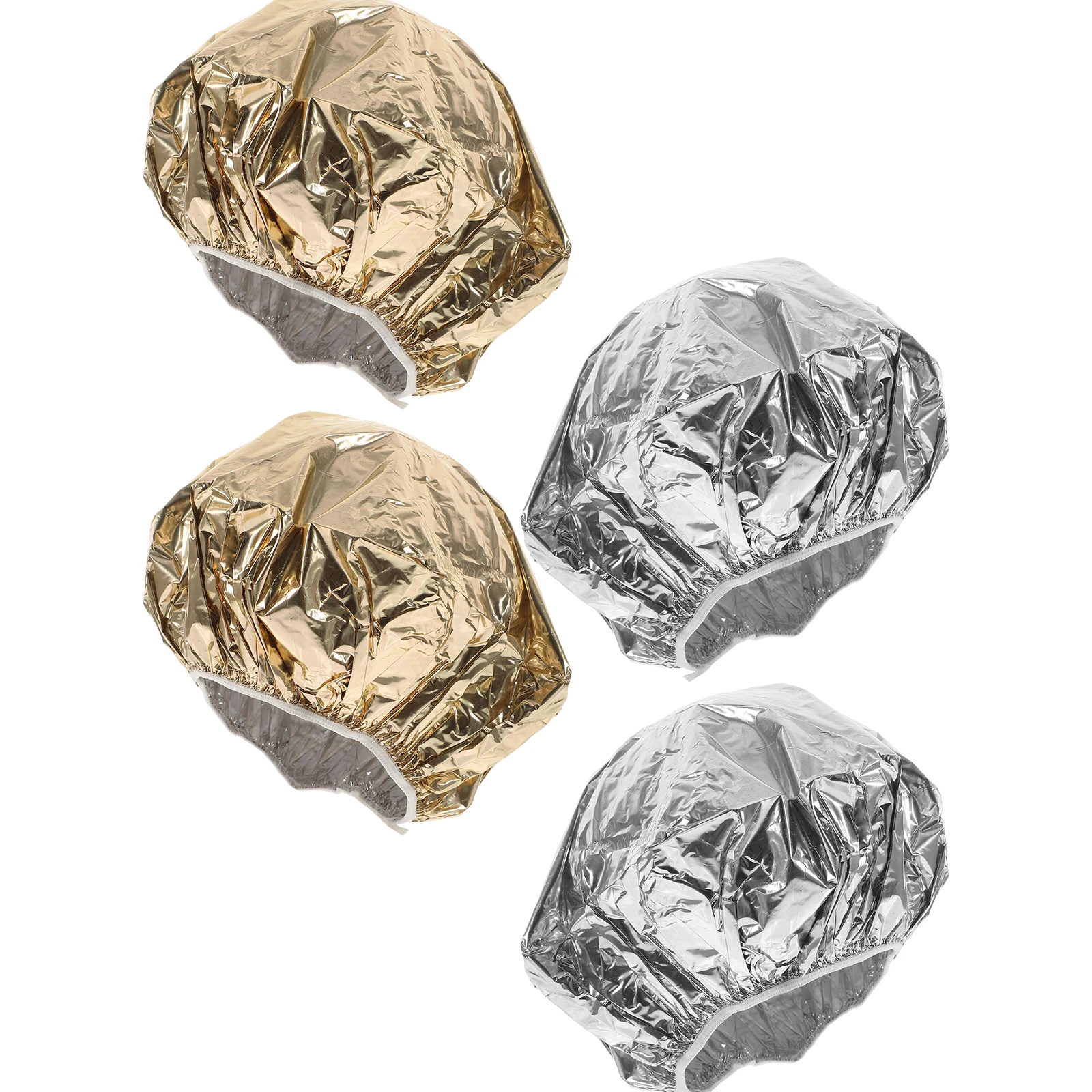 4pcs Aluminum Foil Hats Deep Conditioning Hair Processing Cap For Coloring Perms Treatments Salon Spa Baking Oil Cap
4pcs Aluminum Foil Hats Deep Conditioning Hair Processing Cap For Coloring Perms Treatments Salon Spa Baking Oil Cap