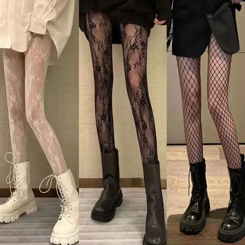 Готические ажурные чулки, черные колготки, женские сексуальные нейлоновые прозрачные колготки в стиле Лолиты, кружевные колготки с цветочным принтом, косплей, большие размеры
Готические ажурные чулки, черные колготки, женские сексуальные нейлоновые прозрачные колготки в стиле Лолиты, кружевные колготки с цветочным принтом, косплей, большие размеры