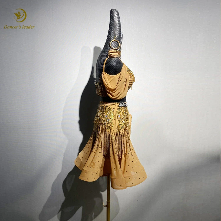 Latin Dancer, Adult And Children's High-End Customized Mesh Skirt, Split Diamond Dress, Cha Cha Samba AB Stone Performance Dress
Latin Dancer, Adult And Children's High-End Customized Mesh Skirt, Split Diamond Dress, Cha Cha Samba AB Stone Performance Dress