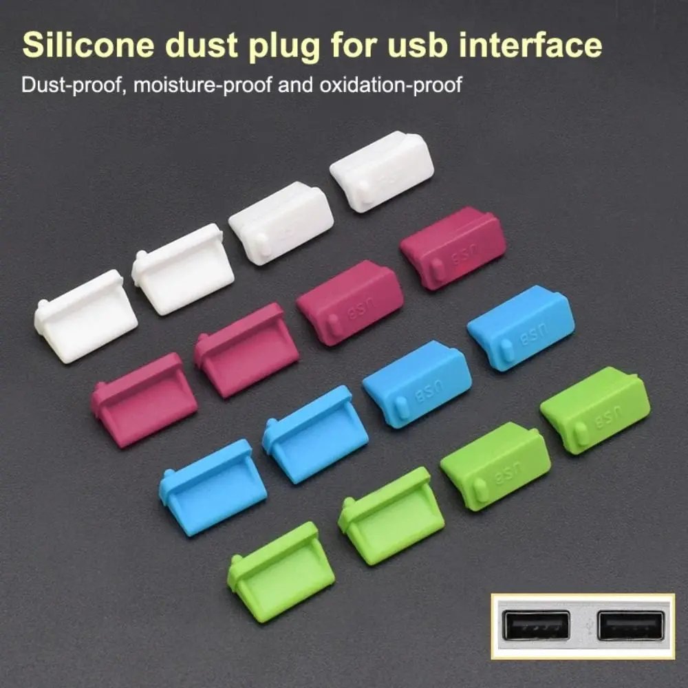 10pcs Silicone USB Dustproof Plug Efficient Protection Colorful USB Port Dust Plug Wear-resistant Universal
10pcs Silicone USB Dustproof Plug Efficient Protection Colorful USB Port Dust Plug Wear-resistant Universal