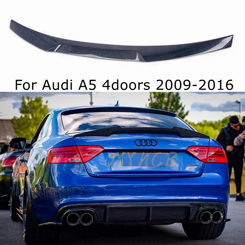 FOR Audi A5 4 Doors 2009-2016 M4 Style Carbon Fiber Fiber Rear Trunk Spoiler Not for S5 RS5
FOR Audi A5 4 Doors 2009-2016 M4 Style Carbon Fiber Fiber Rear Trunk Spoiler Not for S5 RS5
