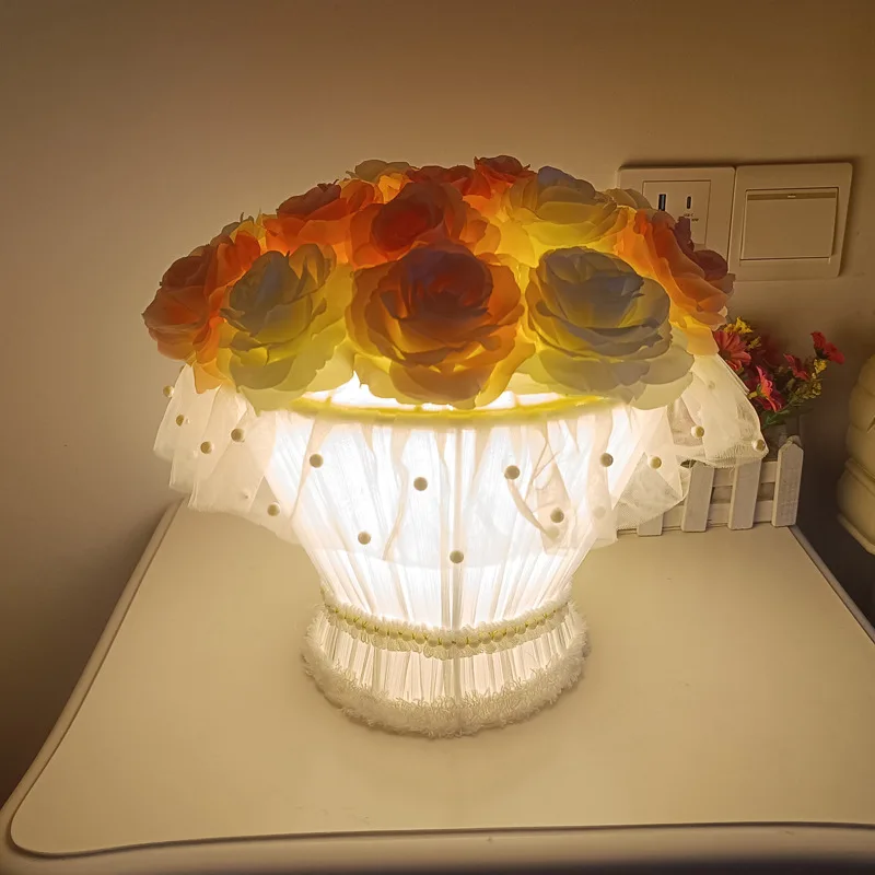 Креативный букет настольная лампа цветок ночник свадебное романтическое украшение лампы для спальни
Креативный букет настольная лампа цветок ночник свадебное романтическое украшение лампы для спальни