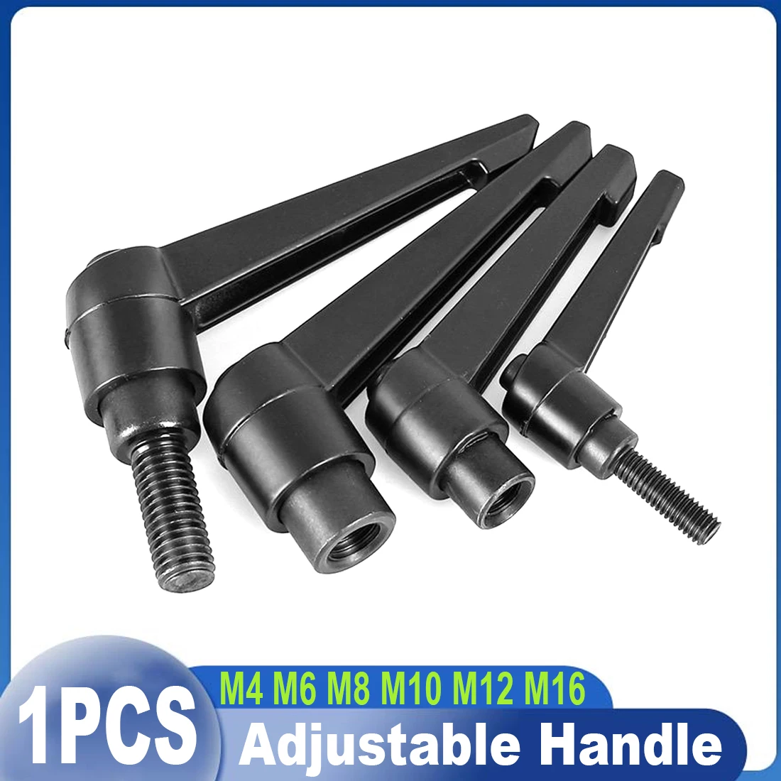 M4 M5 M6~M16 Clamping Lever Adjustable Handle Clamping Screws Bolt Locking External Male Thread Knob L-shaped Machinery Tool
M4 M5 M6~M16 Clamping Lever Adjustable Handle Clamping Screws Bolt Locking External Male Thread Knob L-shaped Machinery Tool
