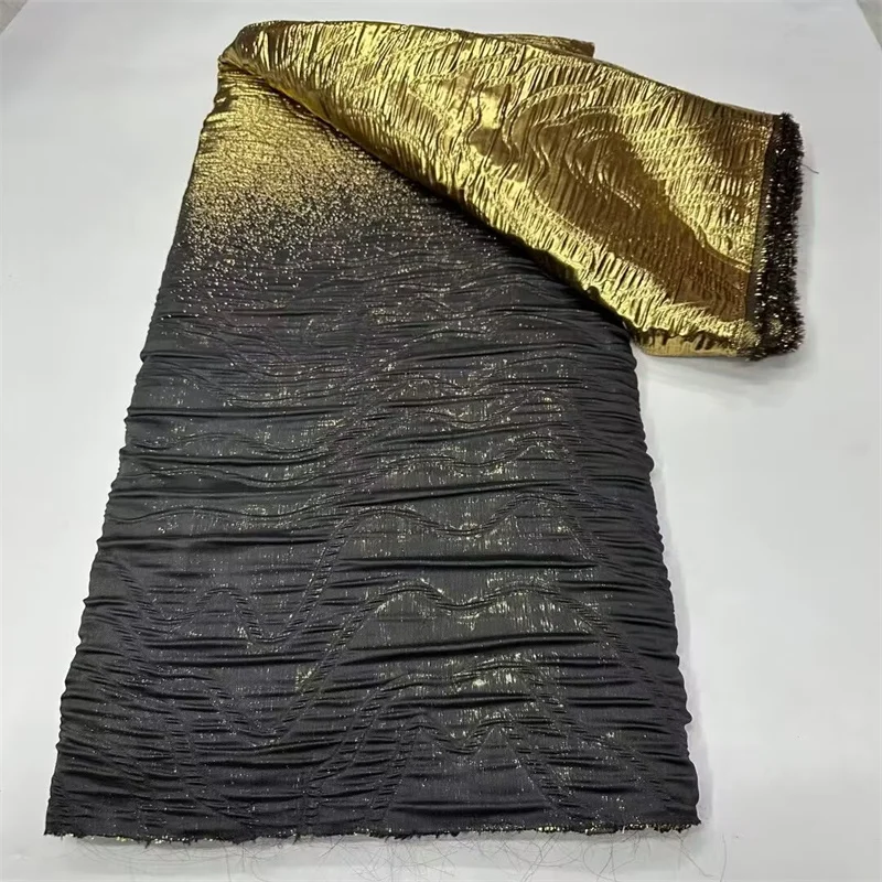 African Gilding Lace Fabric 2025 Gold/Black White African Damask Lace Fabric Elegant Party Dresses For Women Sew Diy Dress
African Gilding Lace Fabric 2025 Gold/Black White African Damask Lace Fabric Elegant Party Dresses For Women Sew Diy Dress