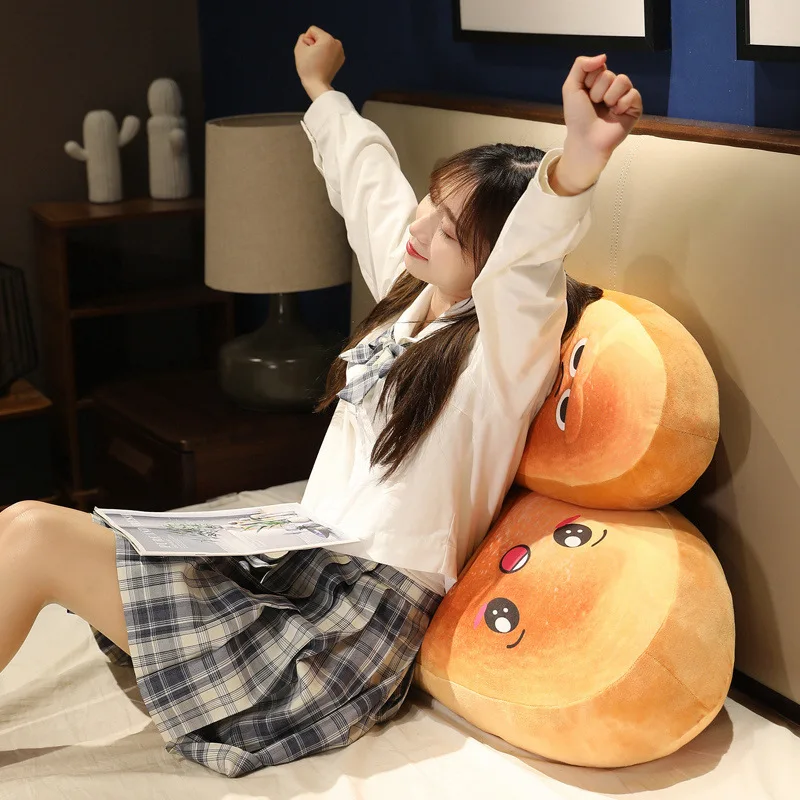 Baguette Hot Dog Plush Bread Soft Stuffed Food Pillow 40-80cm Long Toast Bolster For Sleeping Smile Face Brown Sop Children Gift
Baguette Hot Dog Plush Bread Soft Stuffed Food Pillow 40-80cm Long Toast Bolster For Sleeping Smile Face Brown Sop Children Gift