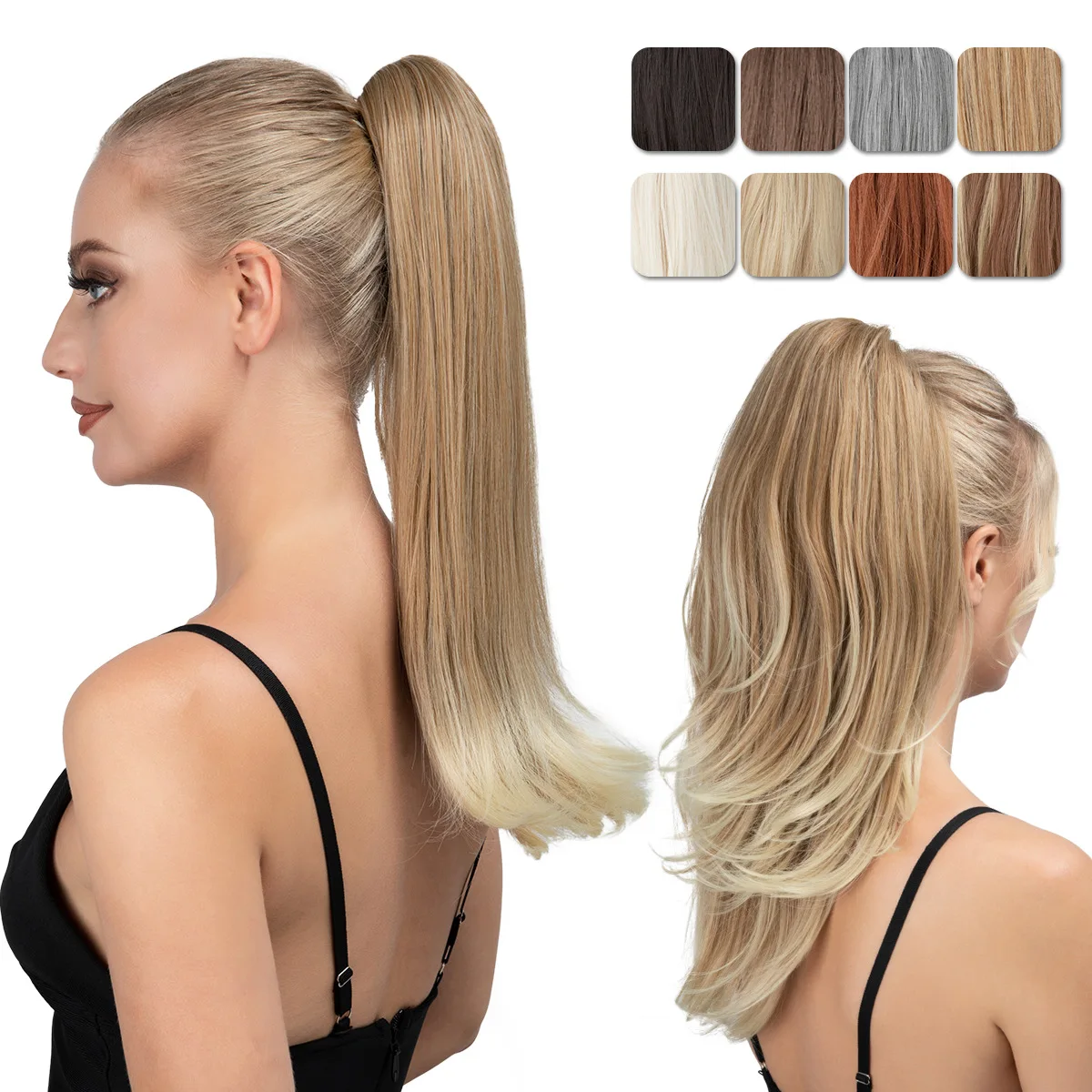 Female short hair ponytail dual use chemical fiber high ponytail natural fluffy curly hair tiger mouth clip ponytail
Female short hair ponytail dual use chemical fiber high ponytail natural fluffy curly hair tiger mouth clip ponytail