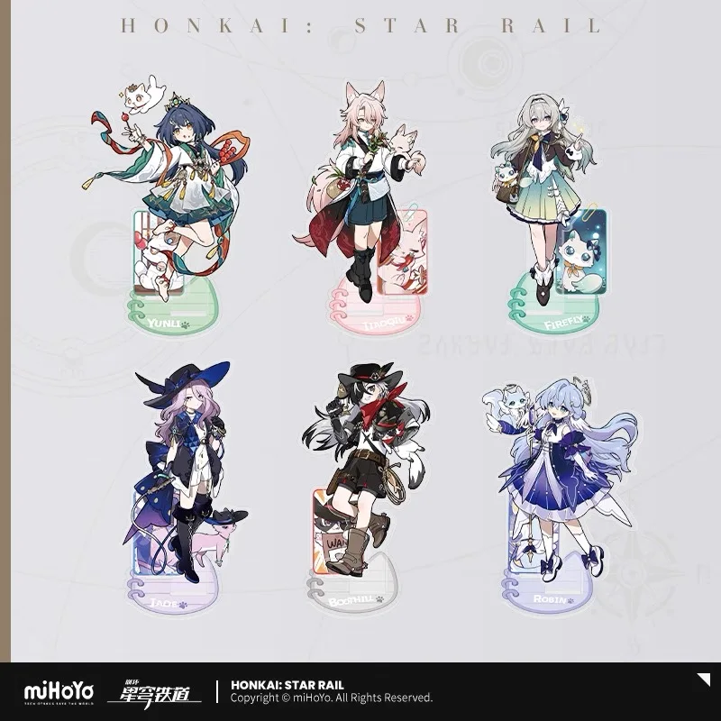 Предпродажа miHoYo, официальная серия Honkai Star Rail Dot Cat Cat, акриловая подставка LiPai, украшения для косплея, аниме, игра, вторичная
Предпродажа miHoYo, официальная серия Honkai Star Rail Dot Cat Cat, акриловая подставка LiPai, украшения для косплея, аниме, игра, вторичная