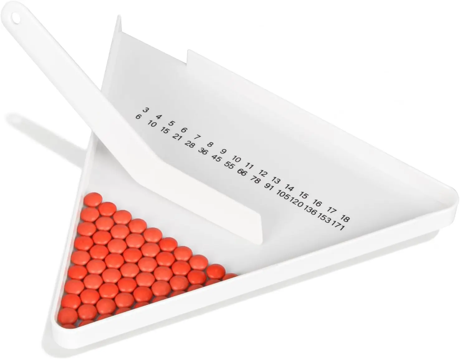 Durable Pill Counter Tray Triangular with Spatula Pharmacy Pill Counting Tray for Pharmacist Nurse Sorting Tablets
Durable Pill Counter Tray Triangular with Spatula Pharmacy Pill Counting Tray for Pharmacist Nurse Sorting Tablets
