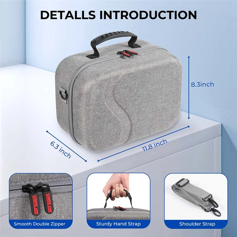N01R-Travel Accessories Carrying Case For Meta Quest 3 Portable Storage Bag Anti Drop With Strap For Quest 3 Parts Accessories
N01R-Travel Accessories Carrying Case For Meta Quest 3 Portable Storage Bag Anti Drop With Strap For Quest 3 Parts Accessories