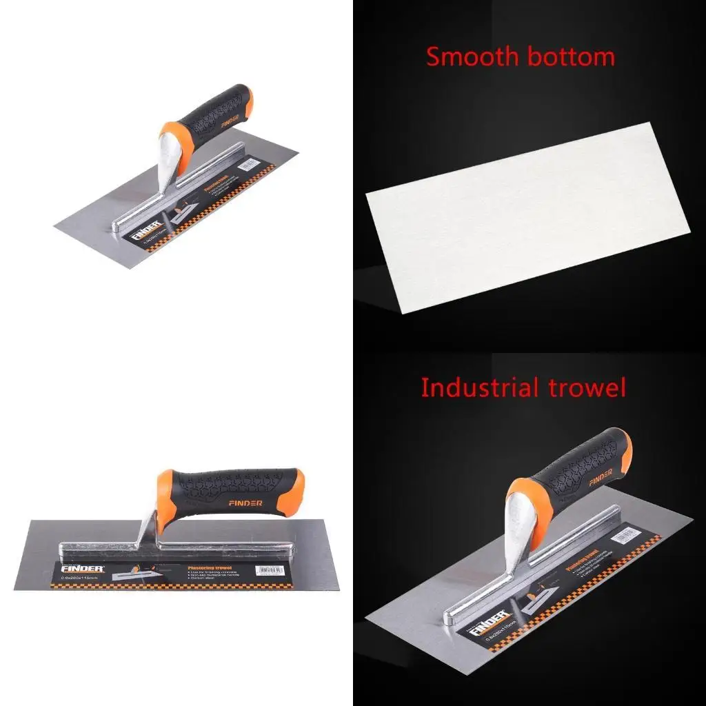 652F Finishing Trowel with Soft Grip Handle Flat Headed Trowel Set for Concrete 11in
652F Finishing Trowel with Soft Grip Handle Flat Headed Trowel Set for Concrete 11in