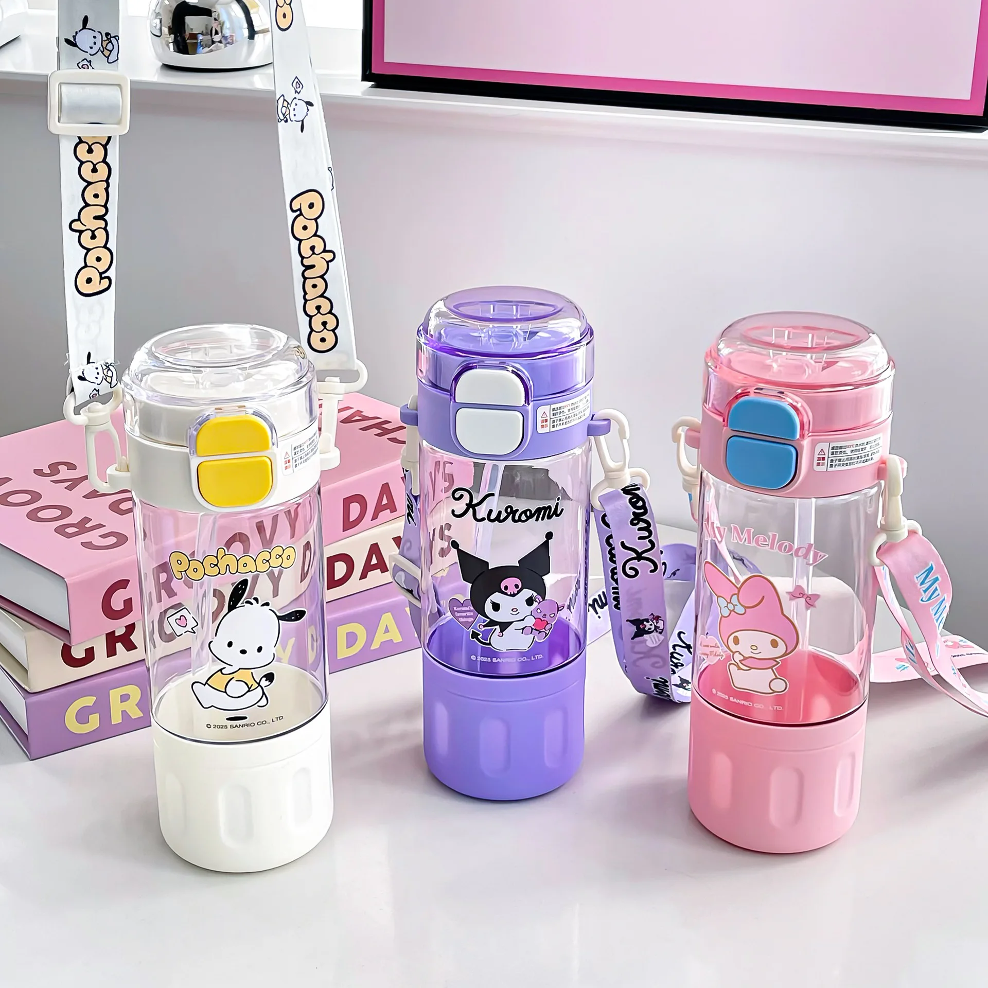 Hello Kitty Sanrio Family Series Double Drink Plastic Cup Portable, Convenient Silicone Suction Nozzle with Cup Rope
Hello Kitty Sanrio Family Series Double Drink Plastic Cup Portable, Convenient Silicone Suction Nozzle with Cup Rope