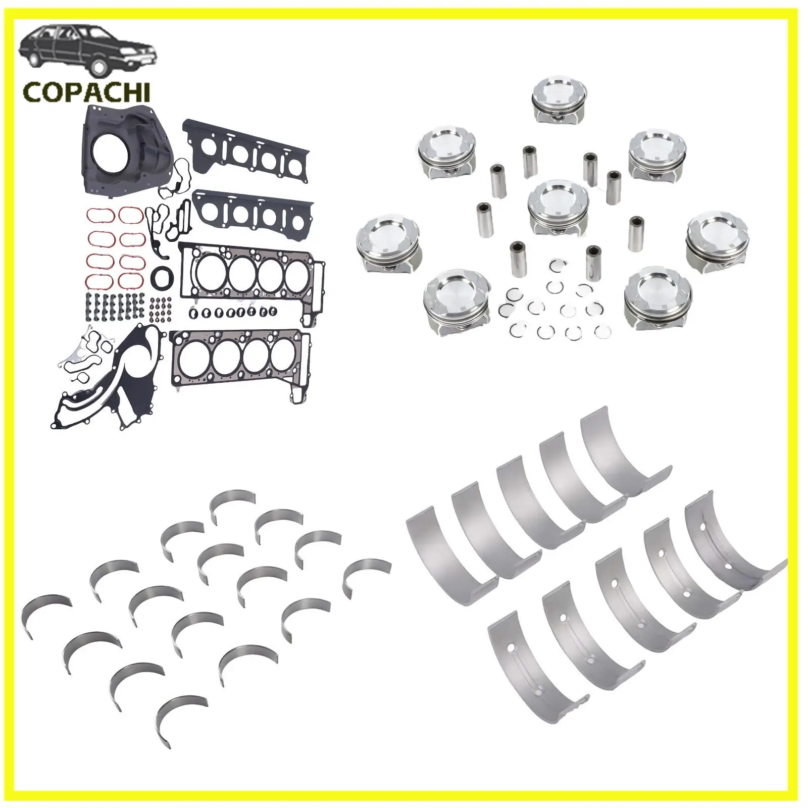 M272 Поршни для капитального ремонта двигателя, прокладки, комплект для ремонта уплотнений для Mercedes-Benz C230 E300 W204 W211 W164 3,0, запчасти для автомобильных аксессуаров
M272 Поршни для капитального ремонта двигателя, прокладки, комплект для ремонта уплотнений для Mercedes-Benz C230 E300 W204 W211 W164 3,0, запчасти для автомобильных аксессуаров