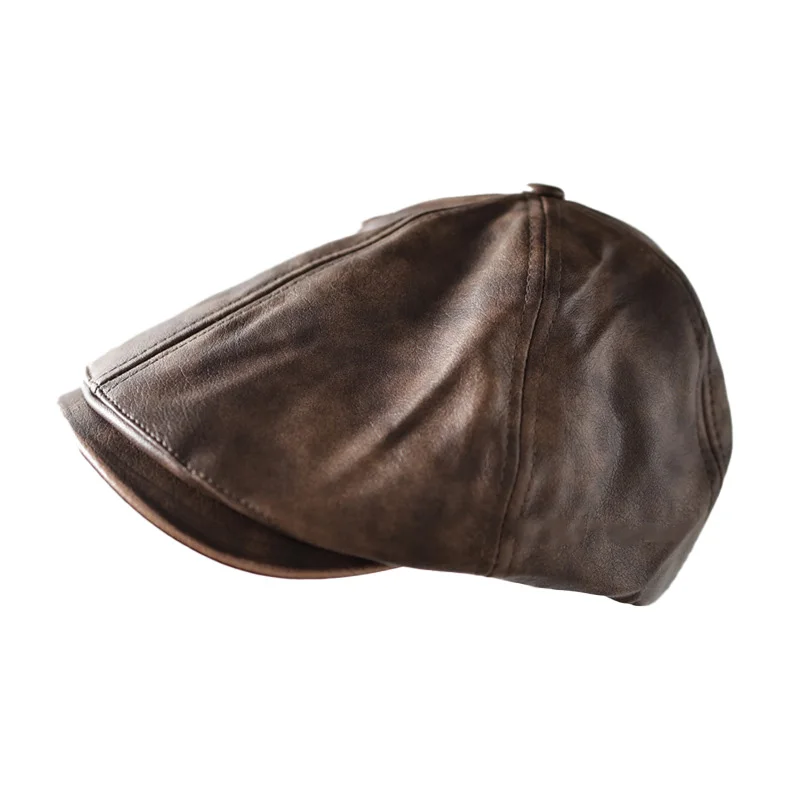 Кожаная кепка плюща премиум-класса Akkad Kuti — классическая шляпа газетчика унисекс для модной повседневной носки
Кожаная кепка плюща премиум-класса Akkad Kuti — классическая шляпа газетчика унисекс для модной повседневной носки