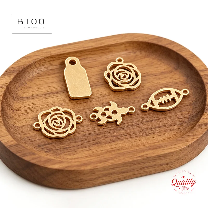 14k Gold Filled Rose Charm Turtle And Fish Connector For Bracelet Necklace Making Jewelry Accessories Findings DIY Flower Char
14k Gold Filled Rose Charm Turtle And Fish Connector For Bracelet Necklace Making Jewelry Accessories Findings DIY Flower Char