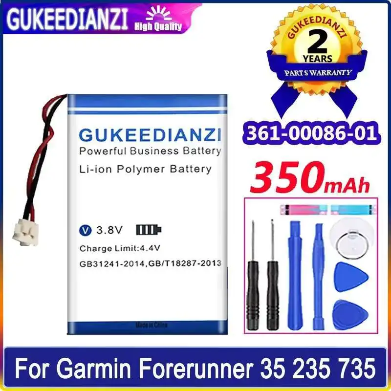 For Garmin Forerunner 35 235 735 For Vivomove Accumulator 2-Wire 361-00086-01 Sports Watch Battery 350mAh Long Lasting
For Garmin Forerunner 35 235 735 For Vivomove Accumulator 2-Wire 361-00086-01 Sports Watch Battery 350mAh Long Lasting