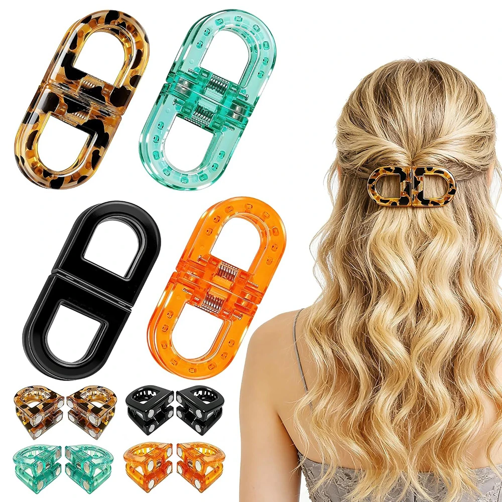 Magnetic Hair Clips for Women Strong Hold No-Slip Styling Clips Seamless 2-in-1 Design for Thick/Thin Hair Hairdressing Tools
Magnetic Hair Clips for Women Strong Hold No-Slip Styling Clips Seamless 2-in-1 Design for Thick/Thin Hair Hairdressing Tools