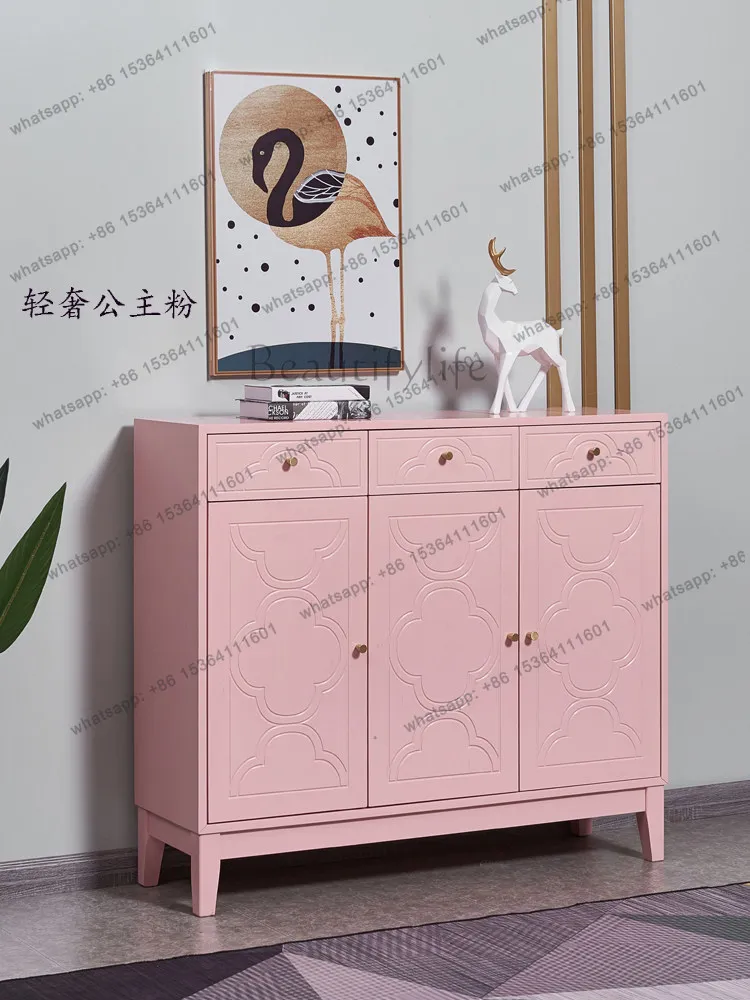 Light luxury entrance large-capacity partition porch cabinet Matcha color locker
Light luxury entrance large-capacity partition porch cabinet Matcha color locker