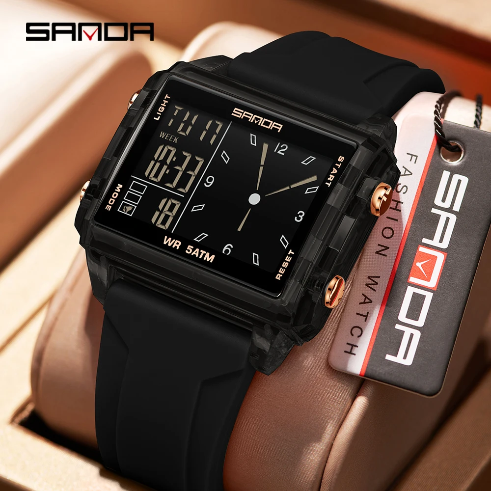 SANDA 6273 Watches for Man Luminous Calendar Waterproof Clock Outdoor Sports Casual Ladies Digital Wristwatch Fashion Electronic
SANDA 6273 Watches for Man Luminous Calendar Waterproof Clock Outdoor Sports Casual Ladies Digital Wristwatch Fashion Electronic
