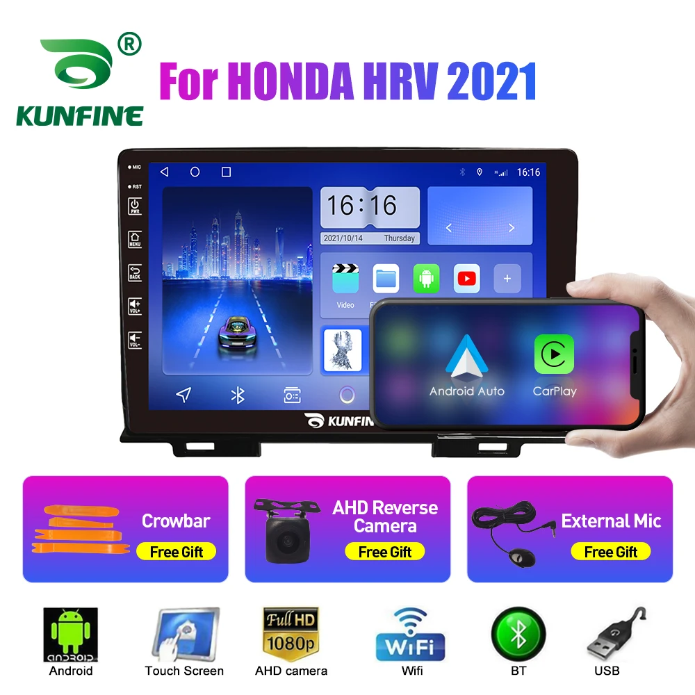 Автомобильный радиоприемник для HONDA HRV 2021, 2Din, Android, восьмиядерный автомобильный стерео DVD, GPS-навигатор, плеер, мультимедийный Android, авто Carplay
Автомобильный радиоприемник для HONDA HRV 2021, 2Din, Android, восьмиядерный автомобильный стерео DVD, GPS-навигатор, плеер, мультимедийный Android, авто Carplay