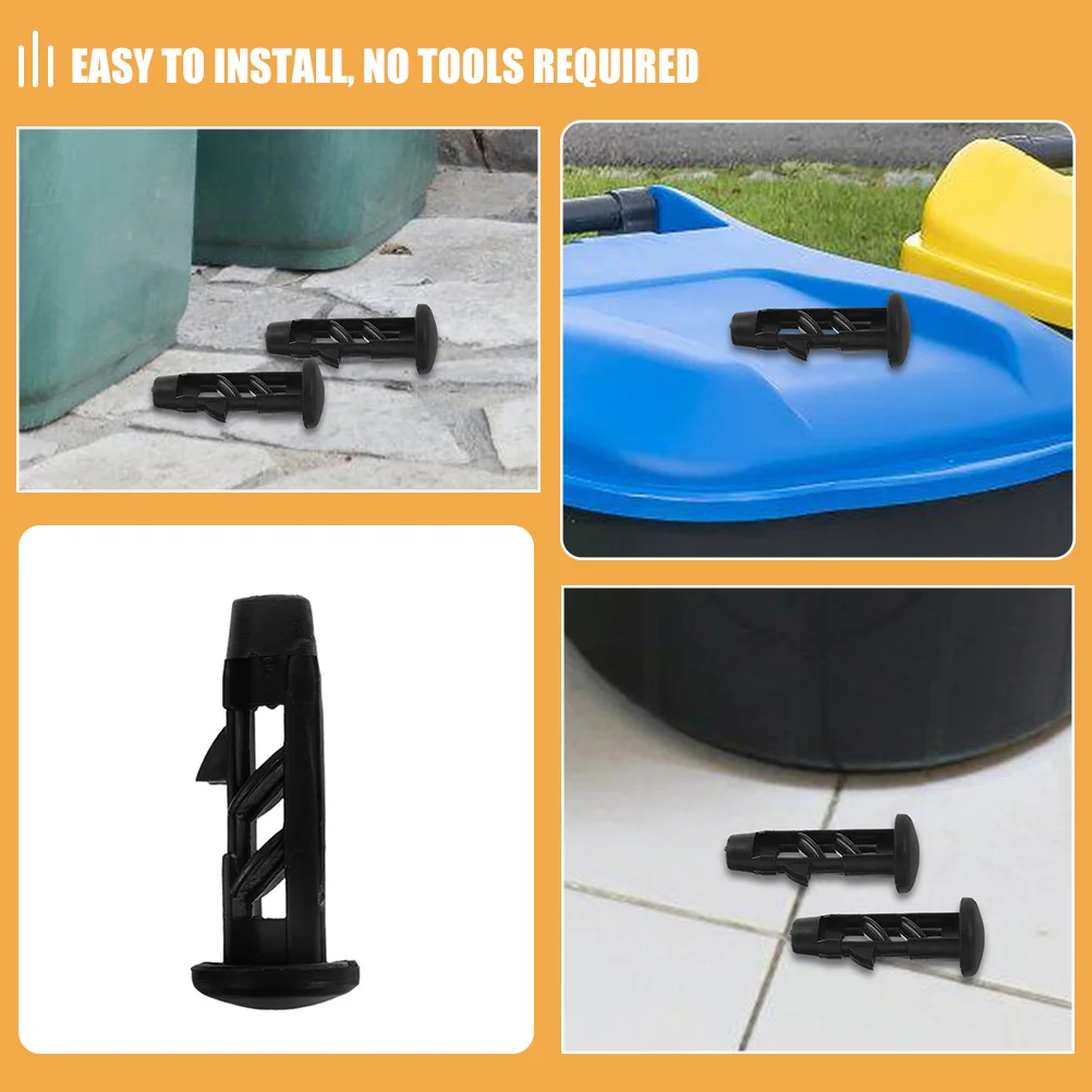 4pcs Trash Can Lid Pins For Wheeled Bin Outdoor Garbage Accessories Hinge Latch Replacement Parts Locking Hardware
4pcs Trash Can Lid Pins For Wheeled Bin Outdoor Garbage Accessories Hinge Latch Replacement Parts Locking Hardware