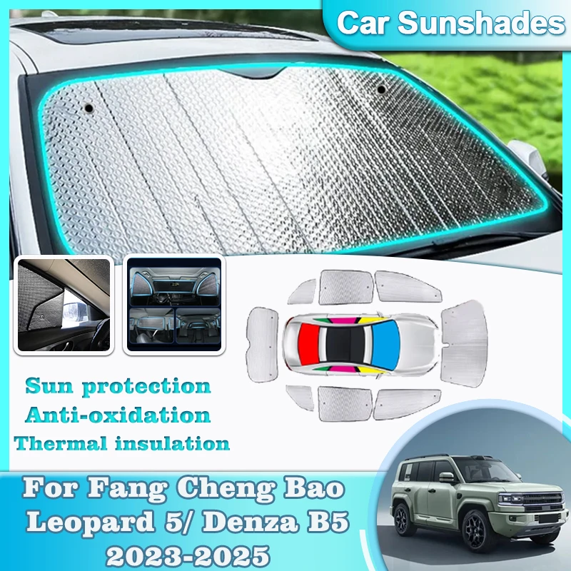 Full Set Car Sunshades Coverage For Fang Cheng Bao Leopard 5 Denza B5 2023 2024 2025 Sunshade Auto Sun Visor Cars Accessories
Full Set Car Sunshades Coverage For Fang Cheng Bao Leopard 5 Denza B5 2023 2024 2025 Sunshade Auto Sun Visor Cars Accessories