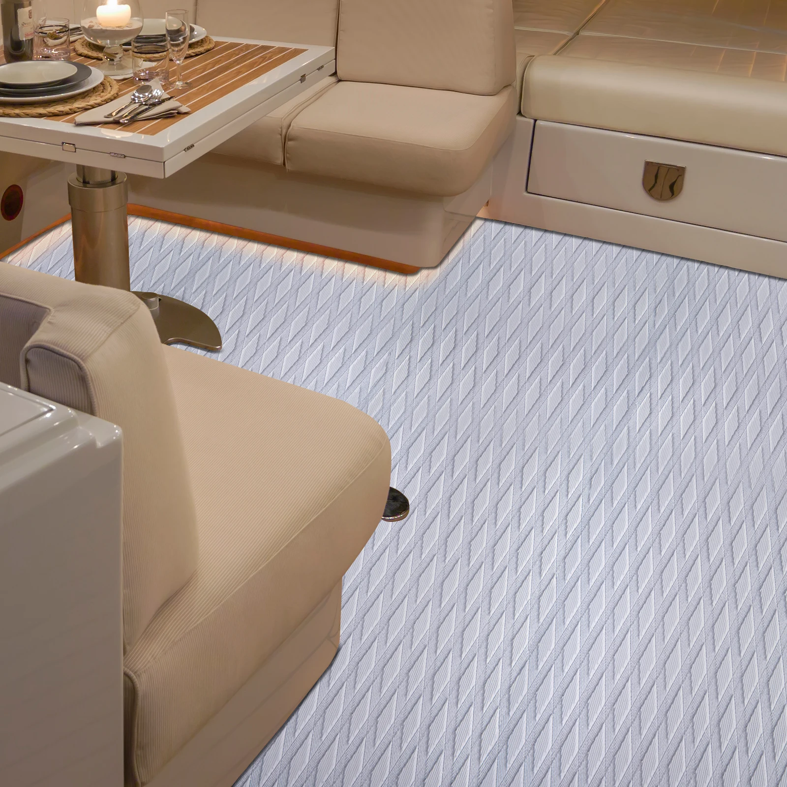 Grey Boat Decking Self-Adhesive Non-Skid Mat EVA Boat Flooring Mat Boat Non-Skid Carpet 230*55cm
Grey Boat Decking Self-Adhesive Non-Skid Mat EVA Boat Flooring Mat Boat Non-Skid Carpet 230*55cm