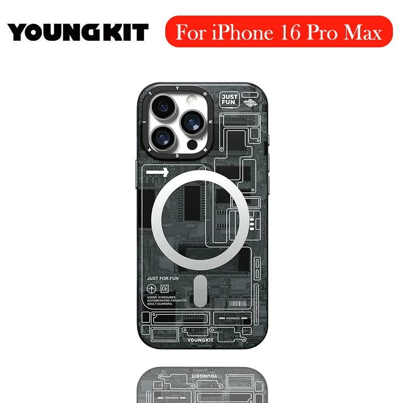 YOUNGKIT Magnetic Case For iPhone 16 Pro Max Micro Matte Back Cover Shell
YOUNGKIT Magnetic Case For iPhone 16 Pro Max Micro Matte Back Cover Shell
