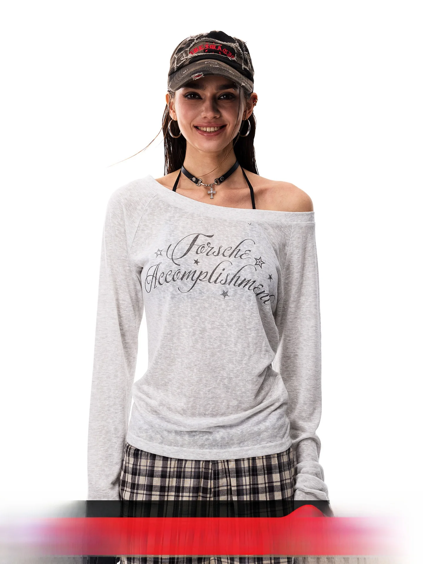 American Style Long Sleeve One Shoulder Printed Women's Top Soft Breathable Vintage Style Spring Summer Trendy Casual Tee
American Style Long Sleeve One Shoulder Printed Women's Top Soft Breathable Vintage Style Spring Summer Trendy Casual Tee