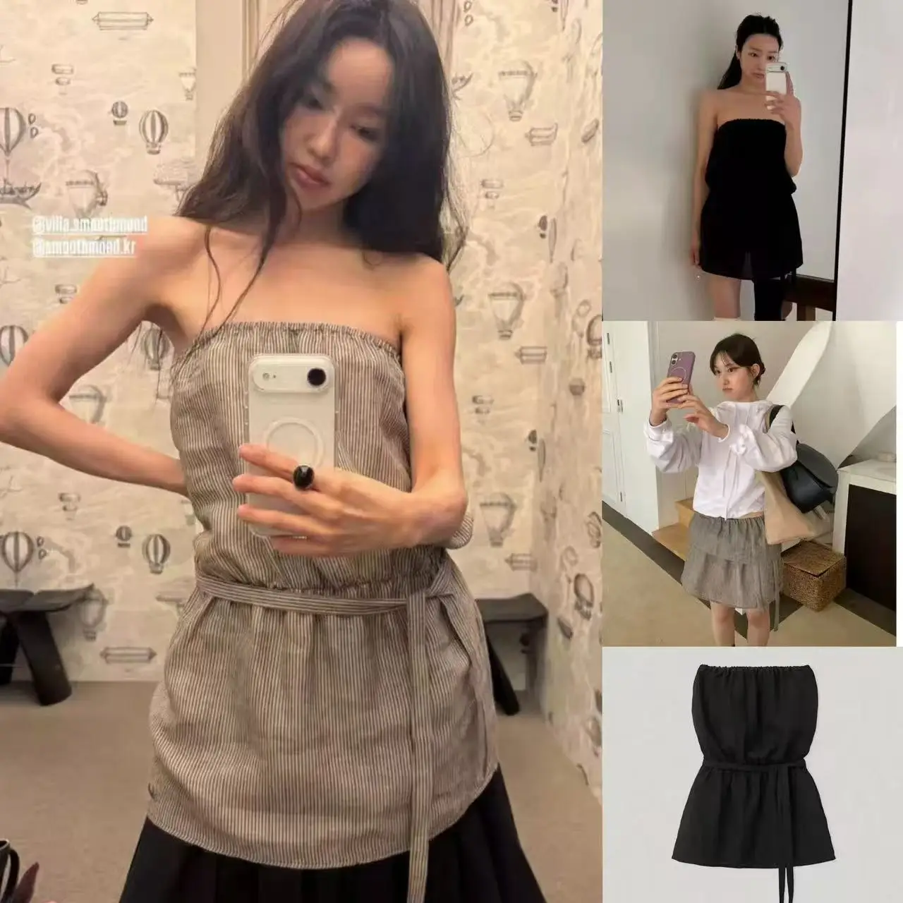 Smoothmood Versatile Strapless Short Dress Baby Sauce High Waist Korean Style Women's Summer Casual Fashion Dress
Smoothmood Versatile Strapless Short Dress Baby Sauce High Waist Korean Style Women's Summer Casual Fashion Dress