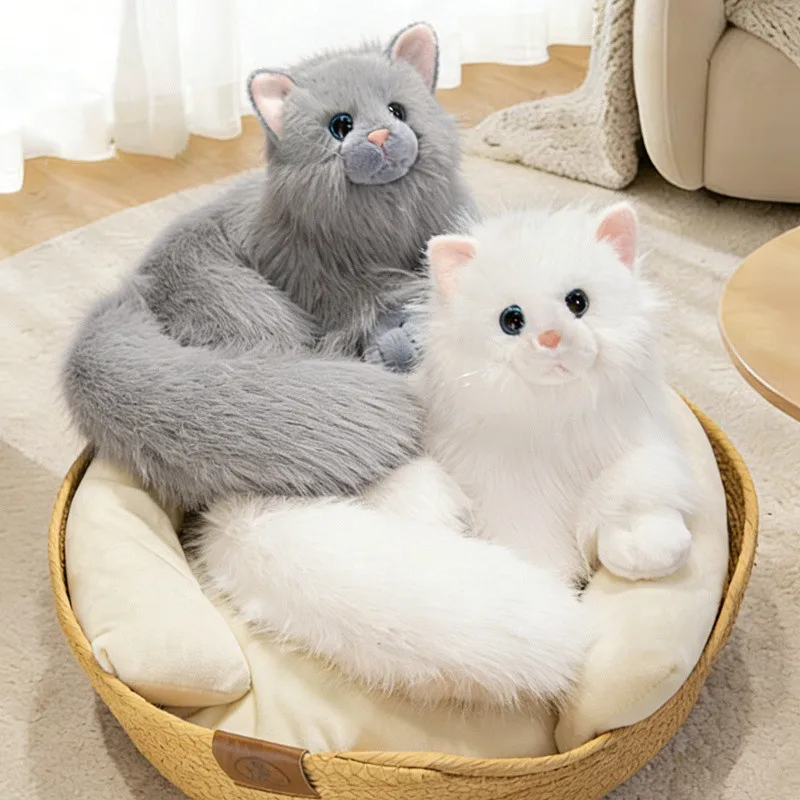 Little Kitten Plush Toy 30cm Realistic Design Soft Plush Fabric PP Cotton Filling Gray White Color Options Cute Cat Doll Gift
Little Kitten Plush Toy 30cm Realistic Design Soft Plush Fabric PP Cotton Filling Gray White Color Options Cute Cat Doll Gift