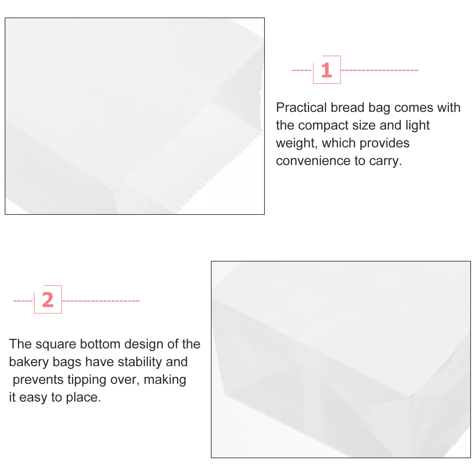 100pcs White Kraft Paper Bags 9x5 5x17cm Bread Loaf Cake Pastry Snack Packaging Square Bottom Disposable Baking Food Bags
100pcs White Kraft Paper Bags 9x5 5x17cm Bread Loaf Cake Pastry Snack Packaging Square Bottom Disposable Baking Food Bags