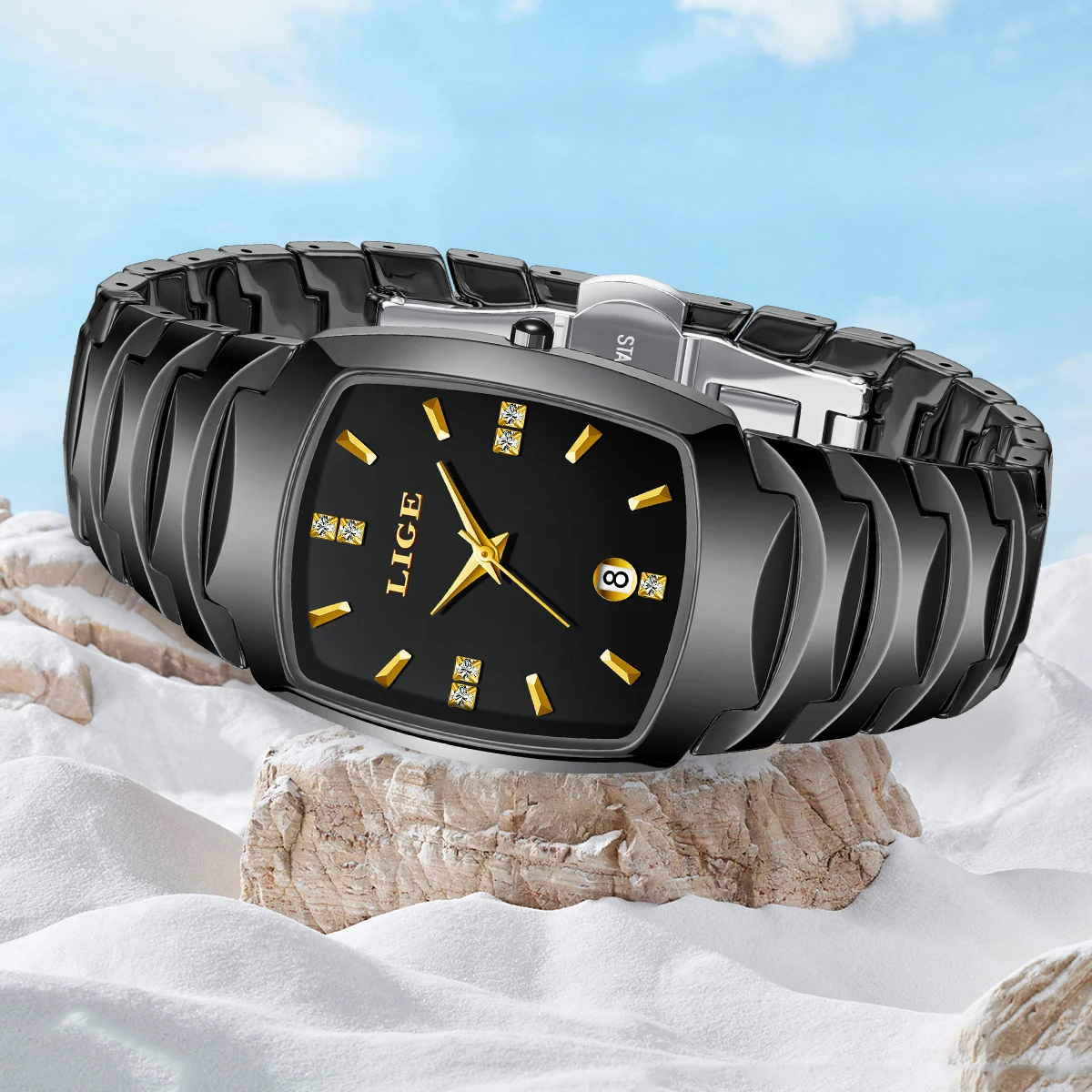 LIGE New Ladies Waterproof Watch Luxury Ceramic Braceletz Women Watches Creative Fashion Original Elegant Quartz Wristwatch Gift
LIGE New Ladies Waterproof Watch Luxury Ceramic Braceletz Women Watches Creative Fashion Original Elegant Quartz Wristwatch Gift