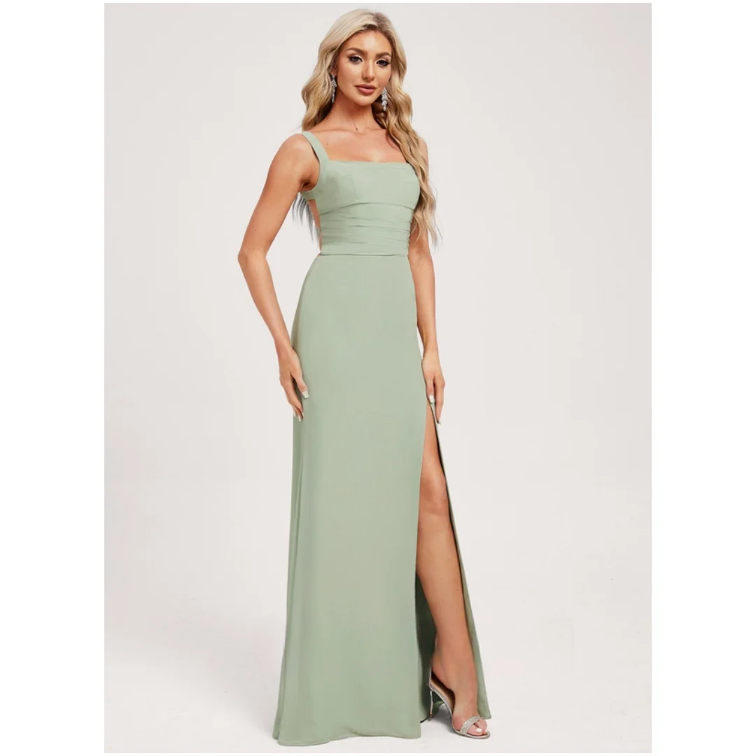Mina Wide Shoulder Straps to Drive Women's Elegant Dresses for Special Occasions Customized Backless Luxury Women Evening Dress
Mina Wide Shoulder Straps to Drive Women's Elegant Dresses for Special Occasions Customized Backless Luxury Women Evening Dress