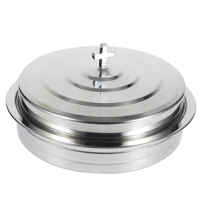 39 Hole Stainless Steel Communion Tray With Lid Durable Church Serving Dish 601C
39 Hole Stainless Steel Communion Tray With Lid Durable Church Serving Dish 601C