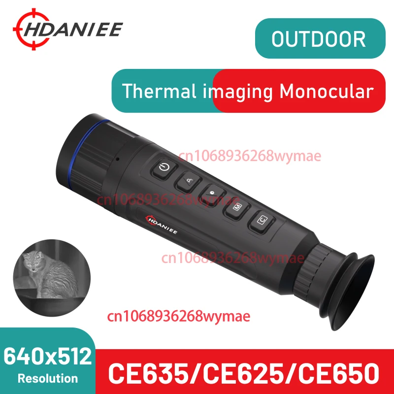 Handheld 640*512 Thermal Monocular Sight 640x512 Resolution 15/19/25mm Focal Length Night Vision Thermal Monocular Scope
Handheld 640*512 Thermal Monocular Sight 640x512 Resolution 15/19/25mm Focal Length Night Vision Thermal Monocular Scope